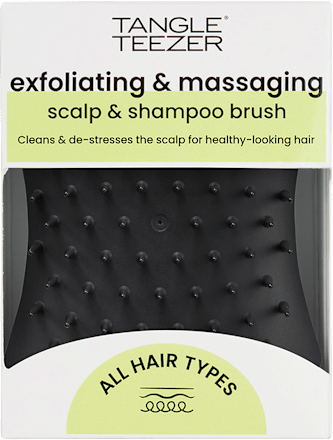 Kopfmassagebürste Scalp Exfoliator & Massager schwarz, 1 St