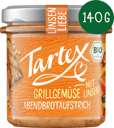 Brotaufstrich, Grillgemüse mit Linsen, 140 g