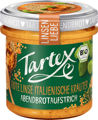 Broodbeleg, rode linzen, Italiaanse kruiden, 140 g