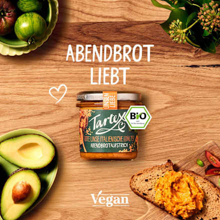 Broodbeleg, rode linzen, Italiaanse kruiden, 140 g