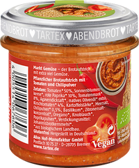 Brotaufstrich, Scharfe Tomate, 135 g