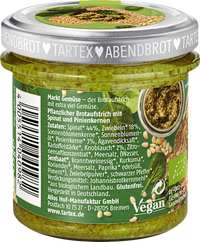 Brotaufstrich, Spinat Pinienkerne, 135 g