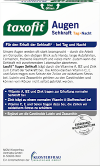 Eye Vision Dag+Nacht Capsules 30 stuks, 15,3 g