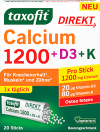 Calcium direkt 1200 + D3 + K Sticks 20 St, 90 g