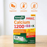 Calcium direkt 1200 + D3 + K Sticks 20 St, 90 g