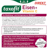Eisen + Folsäure + Vitamin C direkt Granulat (20 Stück), 22 g