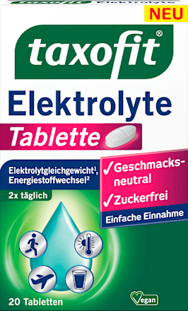 Elektrolyte Tablette 20 St, 40,5 g