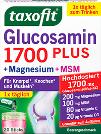 Glucosamin 1700 + MSM + Magnesium Sticks 20 St, 80 g