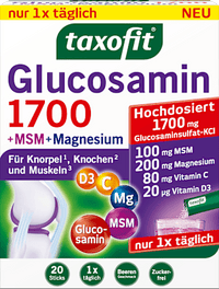 Glucosamine 1700 + MSM + Magnesium Sticks 20 stuks, 80 g