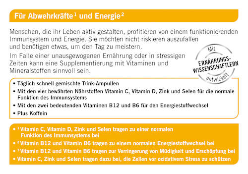 Immun + Energie Trinkampullen Immun-Kur 7St, 83,8 g