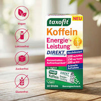 Koffein Energie + Leistung Direkt Sticks 10 St, 20 g