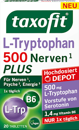 L-Tryptofaan 500 tabletten, 20 stuks