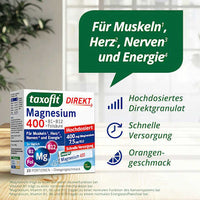Magnesium 400 + B1 + B6 + B12 + Folsäure 800 Direkt-Granulat 20 St., 40 g