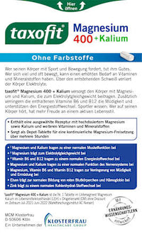 Magnesium 400 + Kalium Tabletten 30 stuks, 63 g