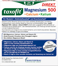 Magnesium 500 + Calcium &amp; Kalium Direct Granulaat 20 stuks, 62 g