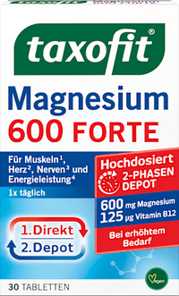 Magnesium 600 Forte Depot Tabletten 30 stuks, 51,2 g