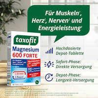 Magnesium 600 Forte Depot Tabletten 30 stuks, 51,2 g