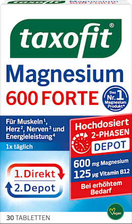 Magnesium 600 Forte Depot Tabletten 30 St, 51,2 g