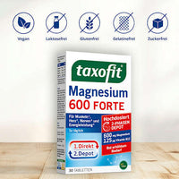 Magnesium 600 Forte Depot Tabletten 30 stuks, 51,2 g