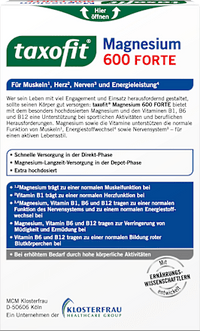 Magnesium 600 Forte Depot Tabletten 30 stuks, 51,2 g