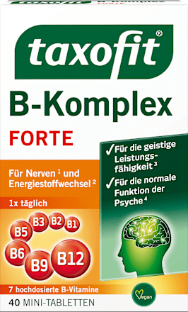 Vitamine B-complex tabletten 40 stuks, 7,4 g