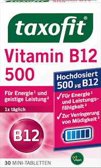 Vitamine B12 500 minitabletten 30 stuks, 4,7 g