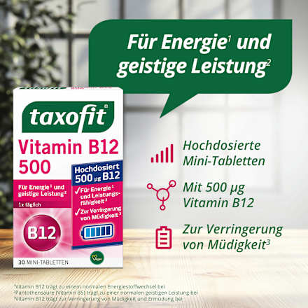 Vitamin B12 500 Mini Tabletten 30 St, 4,7 g