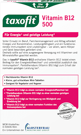 Vitamin B12 500 Mini Tabletten 30 St, 4,7 g