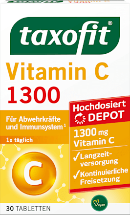 Vitamine C 1300 tabletten 30 stuks, 56,9 g