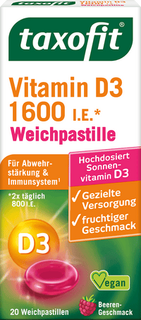 Vitamin D 3 1600 I.E. Weichpastillen 20 St, 20 g