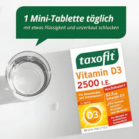 Vitamin D3 2500 I.E. Tabletten 50 St, 7,7 g