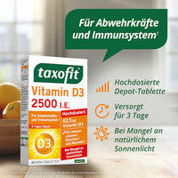 Vitamine D3 2500 IE tabletten 50 stuks, 7,7 g