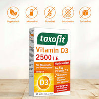 Vitamin D3 2500 I.E. Tabletten 50 St, 7,7 g