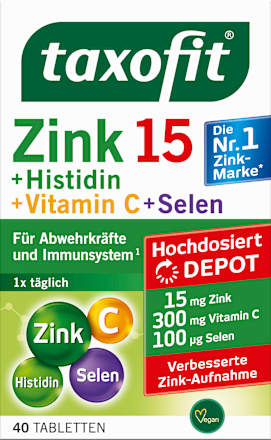 Zink+ Histidin + Vitamin C + Selen Tabletten 40 St, 31,2 g