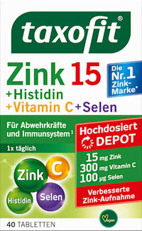 Zink+ Histidin + Vitamin C + Selen Tabletten 40 St, 31,2 g