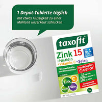 Zink + Histidine + Vitamine C + Selenium Tabletten 40 stuks, 31,2 g