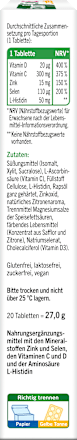taxofit Zink Lutschtabletten 20 St, 27 g