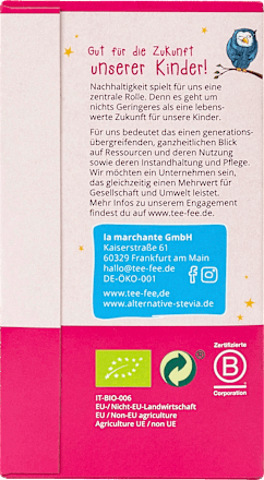 Kindertee Himbeertraum (20 Beutel), ab 1 Jahr, 30 g