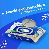 Vochtige toiletdoekjes, zacht voor kinderen (2x42 stuks), 84 stuks