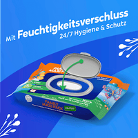 Vochtig toiletpapier familie maxi-verpakking, 84 stuks