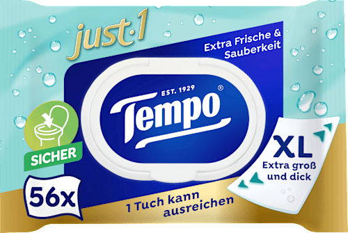 Feuchtes Toilettenpapier Just 1, 56 St