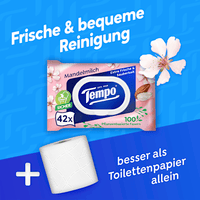 Vochtig toiletpapier Amandelmelk &amp; Panthenol, 42 stuks
