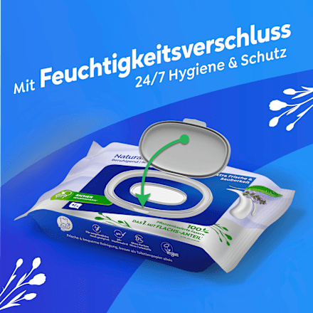 Natural Skin Balance vochtig toiletpapier, 42 stuks