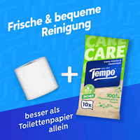 Vochtig toiletpapier in reisformaat, 10 stuks