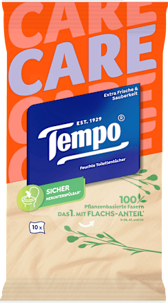 Vochtig toiletpapier in reisformaat, 10 stuks