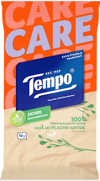 Vochtig toiletpapier in reisformaat, 10 stuks