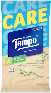 Vochtig toiletpapier in reisformaat, 10 stuks