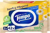 Vochtig toiletpapier zachte &amp; verzorgende kamille (2x42 stuks), 84 stuks