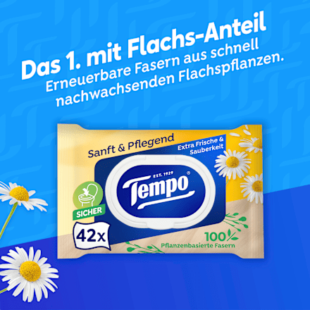 Feuchtes Toilettenpapier sanft & pflegend Kamille, 42 St