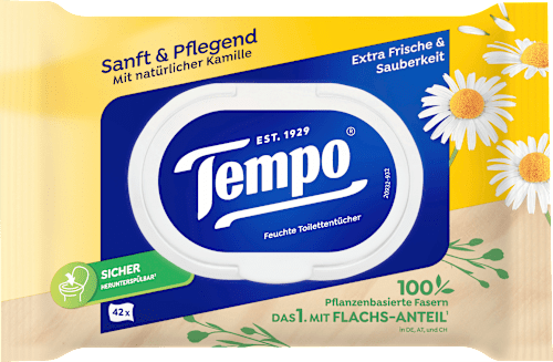 Feuchtes Toilettenpapier sanft & pflegend Kamille, 42 St